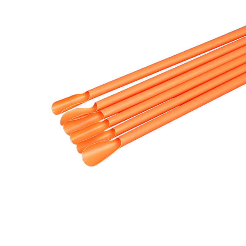 PLA04-JIAYAN Colher biodegradável canudo reto PLA canudo para beber